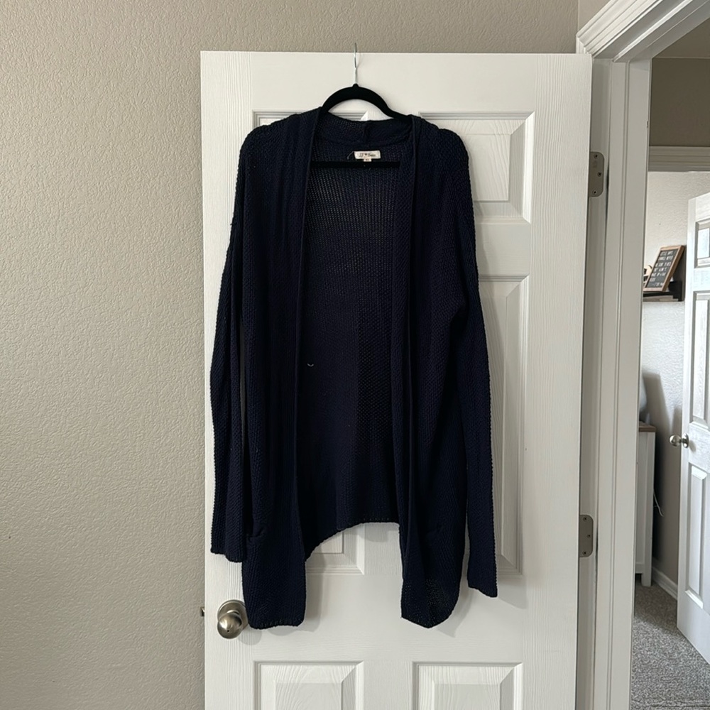 Navy Blue Knit Sweater